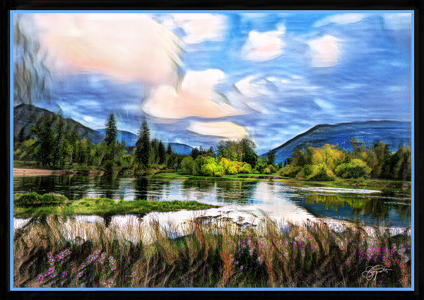 SHUSWAP RIVER SKY ENDERBY by Jerre Paquette