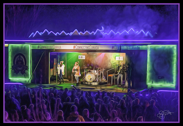 CHRISTMAS EVE TRAIN SHOW by Jerre Paquette