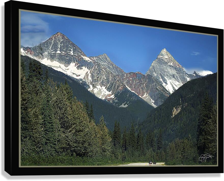 CANADIAN MOUNTAINS Canvas Print
