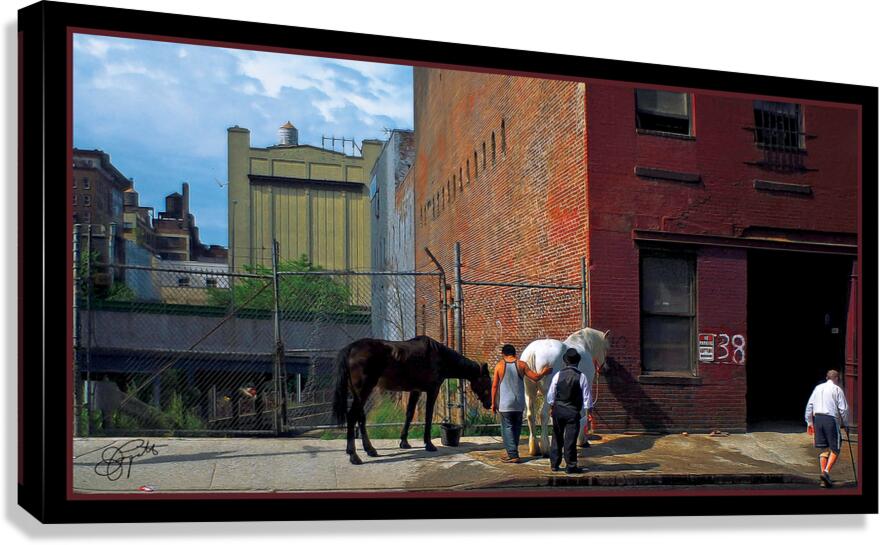 BACKSIDE OF NEW YORK Canvas Print