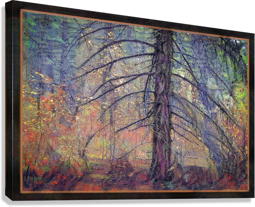 ORCHESTRAL CONDUCTOR OF FALL COLOURS Canvas Print