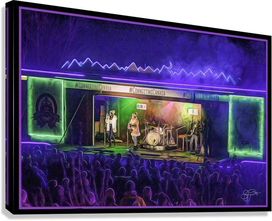 CHRISTMAS EVE TRAIN SHOW Canvas Print