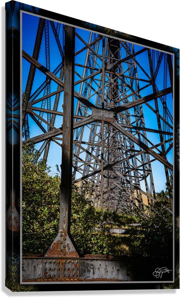 LETHBRIDGE TRESTLES Canvas Print