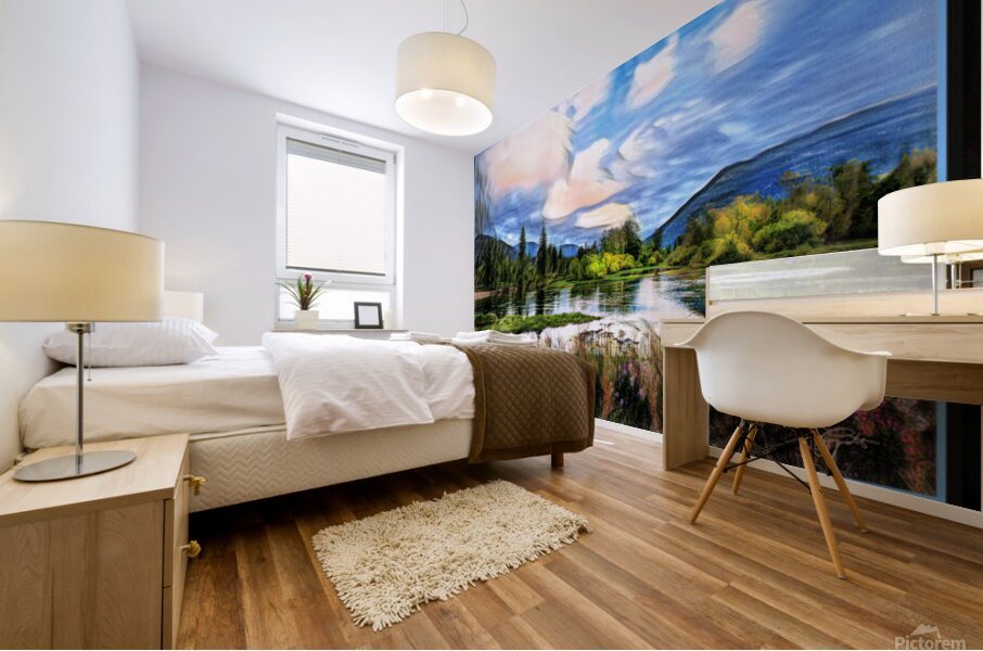 SHUSWAP RIVER SKY ENDERBY Mural print