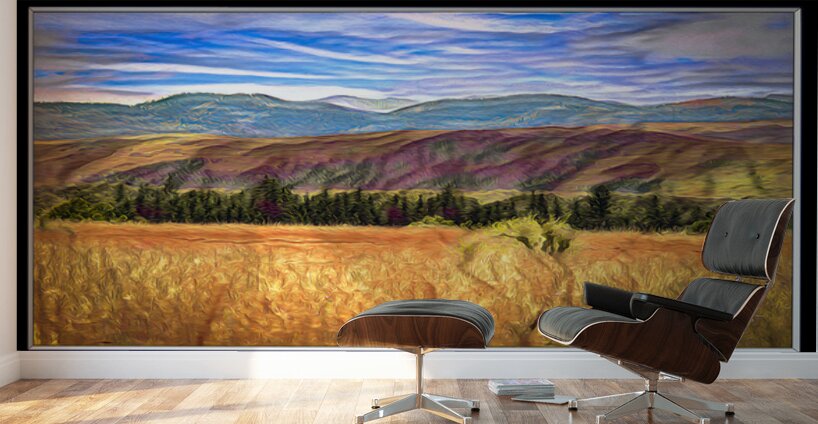 HEAD SMASHED IN INDIGENOUS SITE Wall Murals