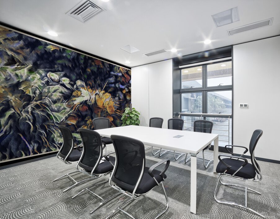 POND REFLECTIONS Abstract Wall Printing