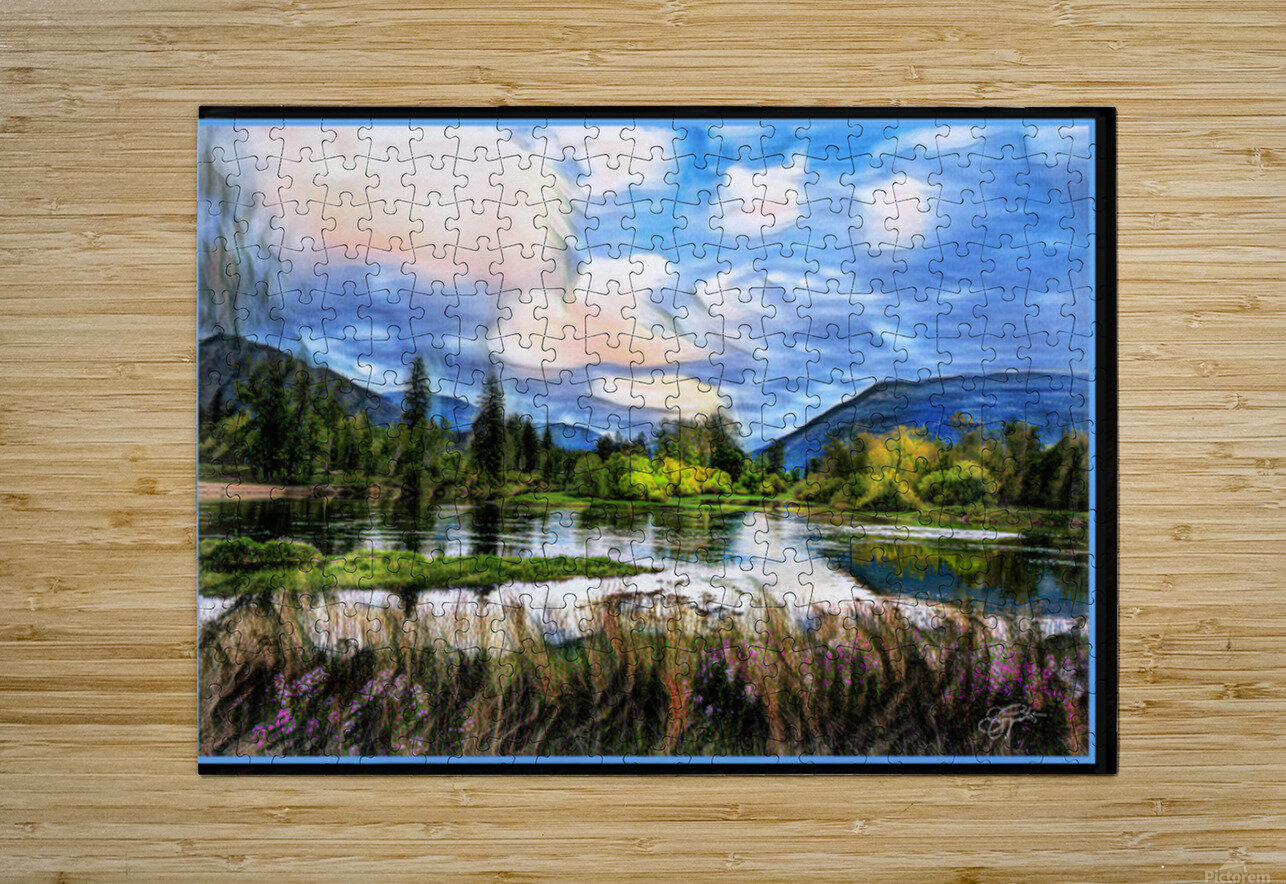 SHUSWAP RIVER SKY ENDERBY Jerre Paquette Puzzle printing