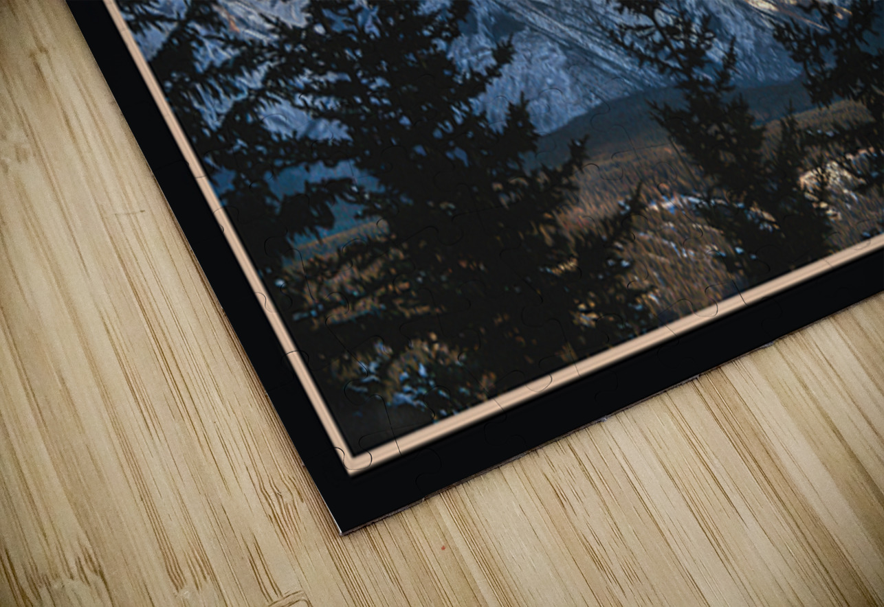 A WINTER SCENE IN THE ROCKIES Jerre Paquette Puzzle